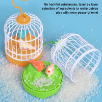 Juguete Electrónico De Cotorra Con Sonido Y Luz Controlado Por Voz Caja De Aves Regalo Para Niños Edad 3-12 Años Juguete Luminoso - details 4