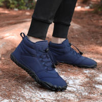 Zapatos De Senderismo Para Hombre Antideslizantes Botas De Nieve De Alta Calidad Algodón Talla Grande 36-47 Para Trekking - details 16