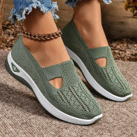 Zapatillas De Mujer Con Tacón Wedge Alta Calidad Zapatos Slip on Transpirables Mesh Corridas Deportivas Para Hombres Loafers Casual - details 7
