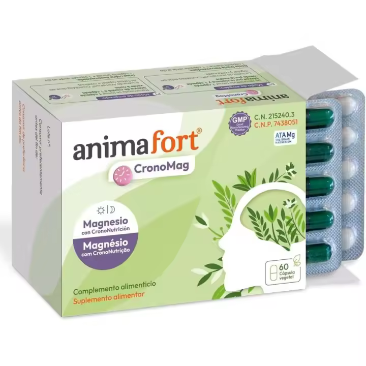 LABORATORIOS NIAM ANIMAFORT CRONOMAG 60 CAPSULAS VEGETALES - 1