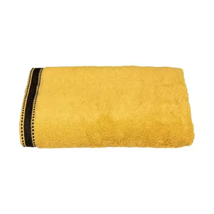 Toalla de baño 5five Premium Algodón 560 g Mostaza (70 x 130 cm) - 1