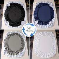 Protector De Sábanas Impermeable 100% Poliéster Y Poliuracano Tejido Suave Y Hypoallergénico Con Bolsillo Profundo Para Cama - details 6