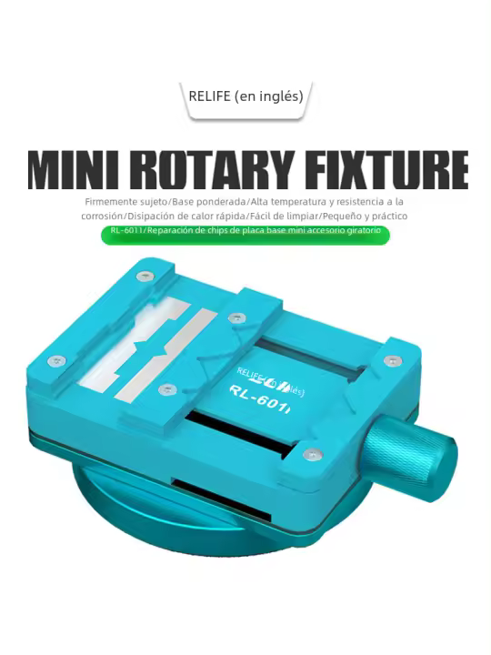 RELIFE RL-601I Mini Soporte Rotativo Para Reparación De IC De Motherboard De Móvil Clip De Resistencia Al Calor Rotación De 360° Herramienta Universal De Metalworking - 1