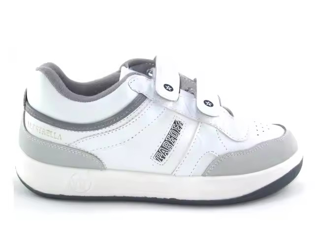 ZAPATILLA CON VELCRO PAREDES DP101 ESTRELLA COLOR BLANCO - 1