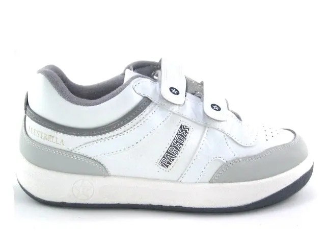 ZAPATILLA CON VELCRO PAREDES DP101 ESTRELLA COLOR BLANCO - 1