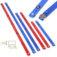 Barra De Miter De Aluminio 300/450mm Para Table Saws Herramienta De Carpintería Con Regla De Miter Para Trabajar En T-tracks Ranuras - details 0