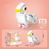 Bloques De Construcción De Animales Del Mundo Insecto Scorpion Mantis Hormiga Araña Pájaro Marino Regalo Para Niños Adornos De Escritorio Bloques Pequeños Compatible Con Lego ABS Sin Batería - details 14