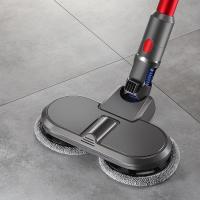 Dyson V7 V8 V10 V11 with SEIS mopas,Cabezal de trapeador Eléctrico, cabeza de Pelo Húmedo y Seco, Cabeza de piso Eléctrico, with 6 Paños de repuesto - details 1