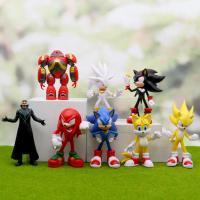 Juguete De Figura De Acción Sonic PVC 4-6cm Muñecos De Personajes De Dibujos Animados Para Niños Regalo De Cumpleaños - details 0