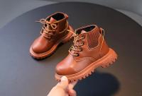 Botas Cortas Para Niños Y Niñas Antideslizantes Cuero Suave Tacón Plano Temporada Otoño E Invierno Moda Primavera Verano - details 5