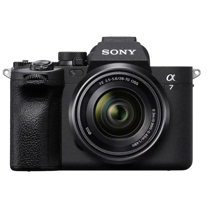 Sony - Cámara híbrida α7 IV ILCE-7M4B de fotograma completo con sensor de 33 MP, estabilización óptica de 5,5 pasos y grabación 4K a 60p con lente zoom 28-70mm - 1