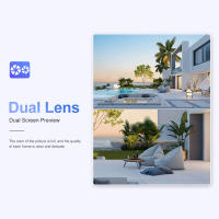 Cámara de vigilancia de seguridad solar inalámbrica para exteriores 4K 8MP 4G 360° Lente dual Zoom óptico 10X Detección de movimiento - details 20