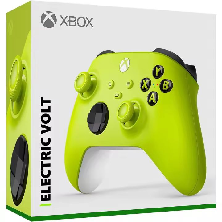 Microsoft Mando Xbox Wireless Lime Wake Electric Volt - Diseño Ergonómico - 1