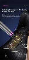 Secador De Pelo 5 En 1 Peine Secador De Aire Caliente Frío Estilo Peine Secador Eléctrico Con Auto Curling Iron Para El Hogar - details 8