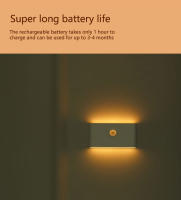 Luz Nocturna LED Sensor De Movimiento Recargable Luz De Pared Por Inducción Humana Para Dormitorio Pasillo Armario 2 Lados De Luz - details 9