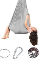 Juego Completo De 150x280cm Silla Colgante Para Niños Hogar Hamaca De Yoga Fitness Nylon Elástico Terapia Abrazo Aéreo Equipo De Ejercicio De Equilibrio - details 4