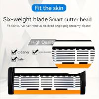 Afeitadora Manual De Seguridad Clásica 6 Capas Pattern Para Hombres Y Mujeres Eliminación De Vello Apto Para Cabello Y Barba - details 2