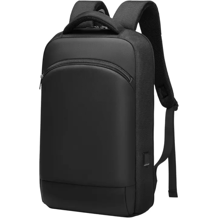 Mochipa Antirobo Hombre with Puerto de Carga USB para Oficina Universidad Escuela Viajes Negocios-Negro Mochipa Ordenador Portatil 15,6 Pulgadas Mochipa Hombre Trabajo Impermeable - 1