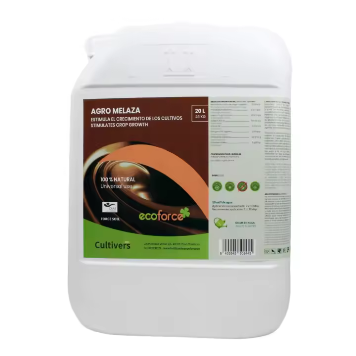 CULTIVERS Agro Melaza para Plantas Ecológica 20 L. La Melaza de Caña Estimula el crecimiento de tus cultivos. - 1