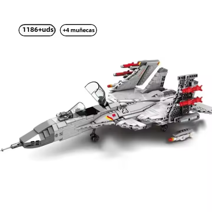 Bloques De Construcción De Avión Combatiente J-15 Portaviones Chino Modelo 1186 Piezas Para Niños Juguetes Regalo Para Niños Hombres - 1