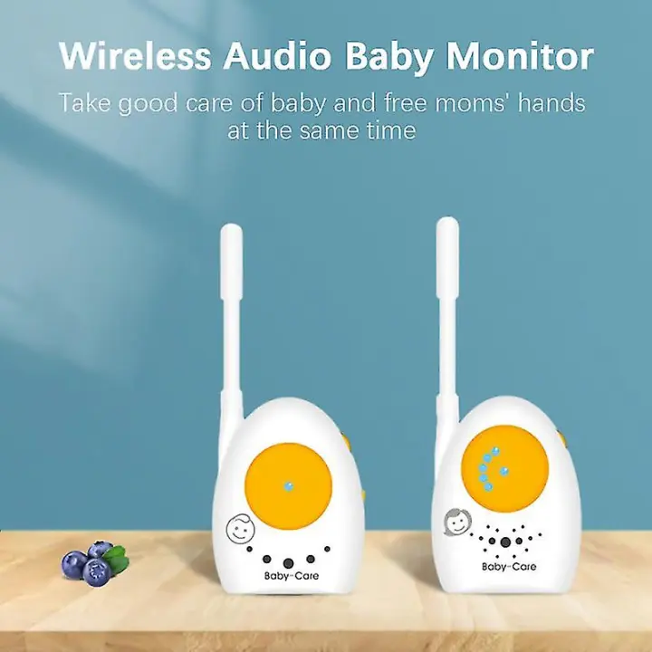 ZVD Wireless Audio Baby Monitor One-way Communication Max. 100m Transmission Range Crying Activated With Indicator Lights Battery Powered - 1