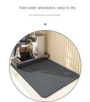 Alfombrilla De Cocina Diatomea Absorbente De Humedad Y Aislante Térmico Para Encimera Del Hogar Fácil De Secar Color Azul Oscuro - details 2