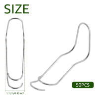50Pc Hebilla De Conexión Para Trepaderes Plantas Metálica De Acero Inoxidable Soporte De Tubo Para Jardín Y Estufa Verde - details 2