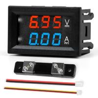 Voltímetro Digital DC0-100V 10A 50A 100A Con Pantalla LED Para Coches Motos Y Electromóviles Medidor De Voltaje Y Corriente - details 9
