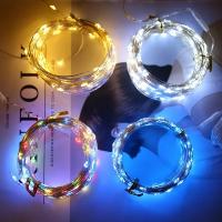 Luces LED USB Cadena De Luces De Cobre Y Plata Guirnalda De Luz Impermeable Para Decoración De Navidad Y Bodas Al Aire Libre - details 3