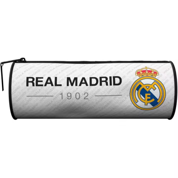 Estuche Portatodo Cilíndrico Real Madrid Blanco 1902 78108 - 1