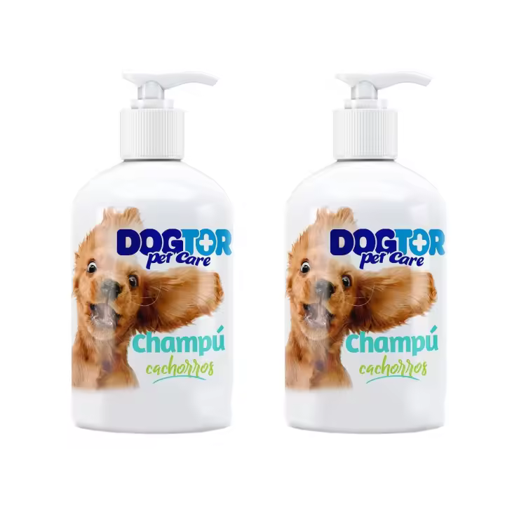 INSTITUTO ESPAÑOL DOGTOR PET CARE Pack de 2 Champús para Cachorros 500 ml (1000 ml en total) - 1
