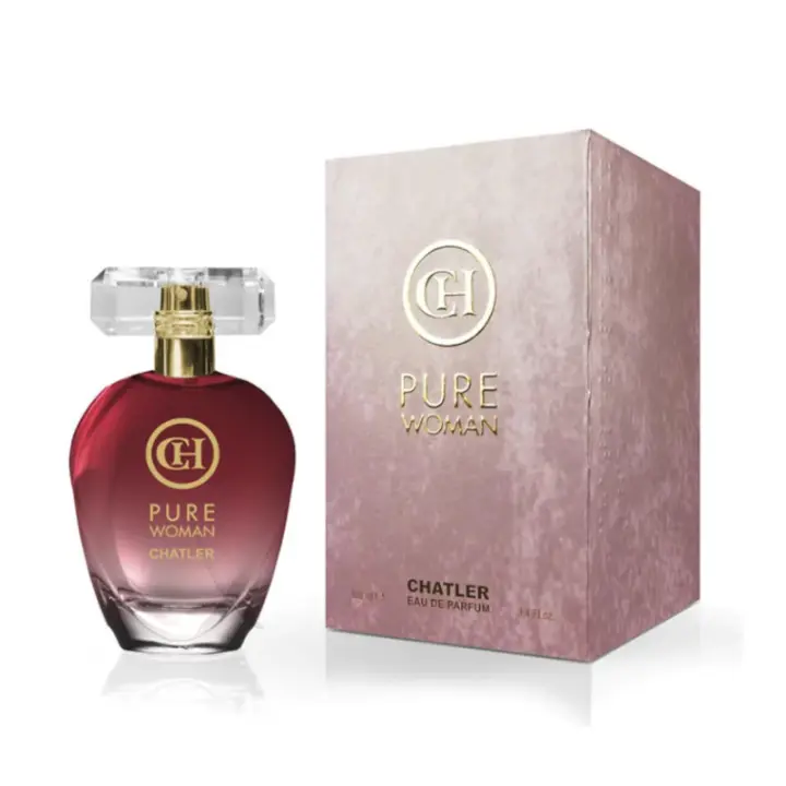 EAU DE PARFUM CH PURE WOMAN 100ML ---MARCA CHATLER---FRAGANCIA DURADERA, DURACIÓN 8 HORAS - 1