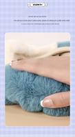 Cubierta De Volante De Peluche Otter Rabbit Suave Y Fluffy Pack De 1 Ajuste Para Volantes De 13.4'' - 15.75'' - details 6
