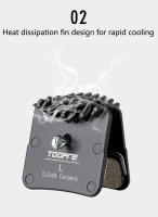 TOOPRE Frenos De Bicicleta MTB Cerámicos Técnica De Hielo Para M9000 M9020 M985 M8100 M785 M8000 G03A G04S J04C J03A J05 L04C K05S G055 NUTT Peso Del Paquete 0.01kg - details 9