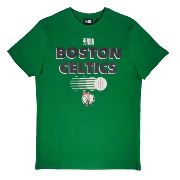 Camiseta manga corta Boston Celtics "NBA Team Graphic" de New Era en verde - 1