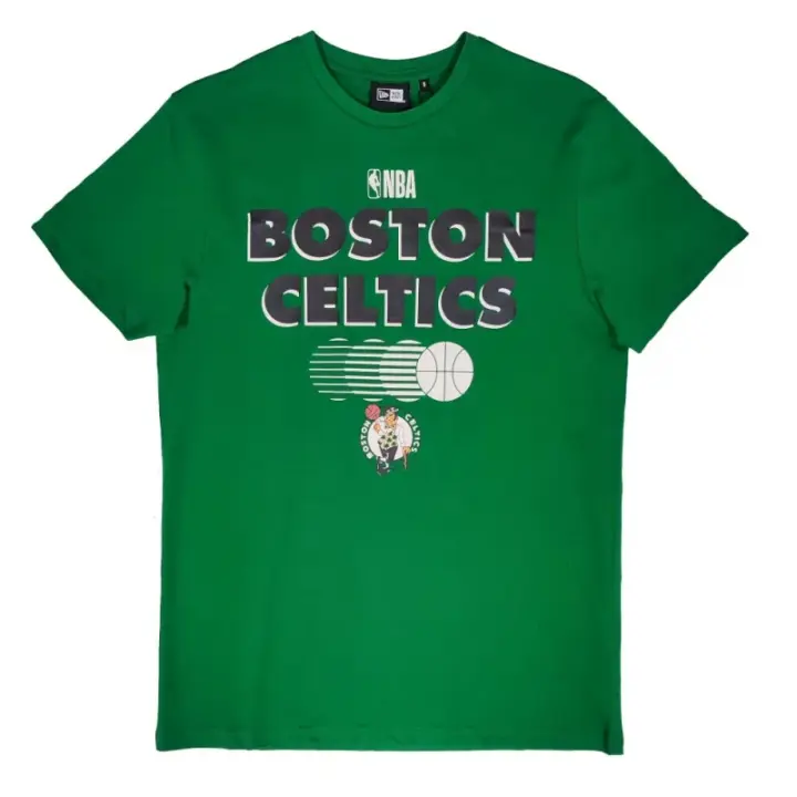 Camiseta manga corta Boston Celtics "NBA Team Graphic" de New Era en verde - 1