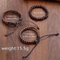 Reloj De Cuarzo Para Hombre Con Correa De Cuero Sintético Marrón Y Pulsera Simple Mostrador De Fecha No Impermeable Movimiento De Zinc Al - details 2