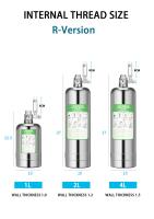 Kit De Generador De CO2 Para Acuario ZRDR Sistema De Generación De Dióxido De Carbono Para Tanque De Peces Y Plantas Acuáticas Material De Acero Inoxidable Y Aluminio - details 7