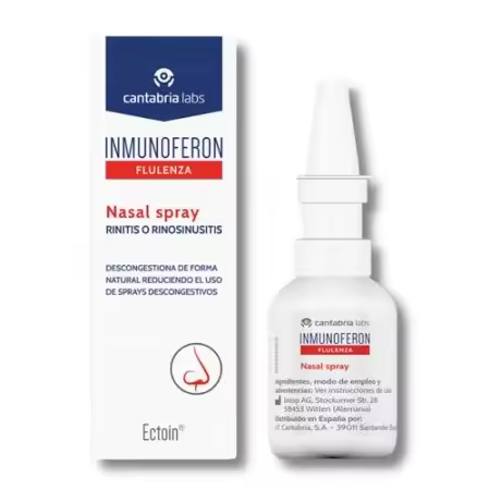Inmunoferon Flulenza Spray Nasal 20ml - Reduce Inflamación y Descongestiona la Nariz - 1