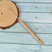 Flauta De Bambú Instrumento Musical Juguete De Lirio Para Niños Regalo De Vacaciones Sonido Rítmico Silbato De Pájaro - details 1