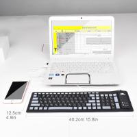 Teclado Ruso De 103 Teclas Silicona Flexible Con Layout USB Para PC Desktop Laptop Conexión Wired Soporte Sistema Windows XP/7/8/Linux/Mac OS/android - details 2