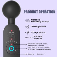 Masajeador Eléctrico De Poderoso Para El Cuerpo Con Pantalla Digital Adecuado Para El Cuello Hombro Espalda Alivio De La Contractura Muscular Recuperación Después Del Ejercicio - details 6