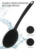 Cepillo Exfoliante de Ducha de Mango Largo Masajeador de Piel de Mango Suave para Limpieza del Baño - details 0