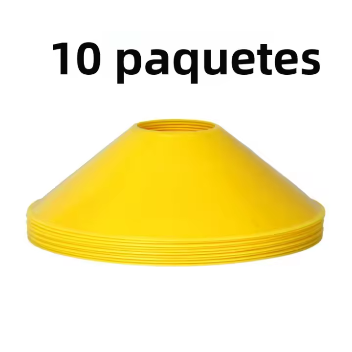 Juego De 10 Conos Cónicos Para Entrenamiento De Fútbol Para Niños Equipo Deportivo De Agilidad Y Evitación De Obstáculos Accesorios De Entrenamiento - 1