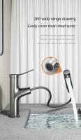 Grifo De Baño Con Salida De Agua Caliente Y Fría Tipo Pullout Tres Modos Grifo De Lavabo Ducha Montaje En Superficie Material De Cobre Zink Aluminio Cerámica Discos - details 5