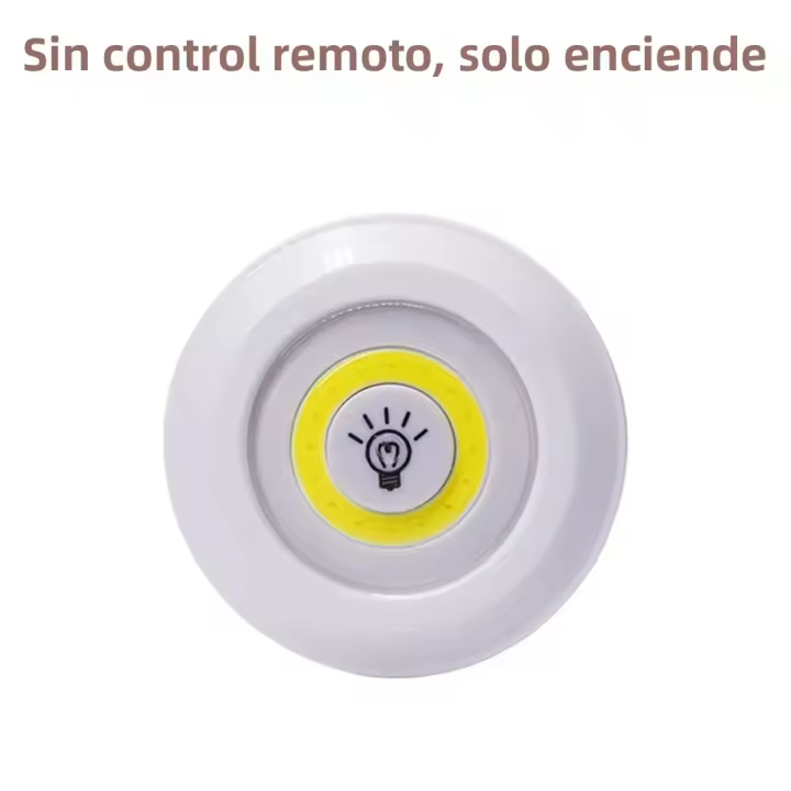 Luces LED Ajustables Para Armarios Con Control Remoto Operadas Por Batería Luz De Cocina Blanca/caliente Iluminación De Baños - 1