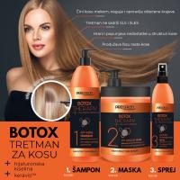 Pack de  Champú y Mascarilla de Botox Therapy + Hyaluronic Complex , Prosalon Professional, Para cabello con porosidad media y alta. Pack Regenerador de la estructura  capilar. Con Ácido Hialurónico, Oligoelementos y Aceite de Tsubaki. Uso Profesional. - details 4