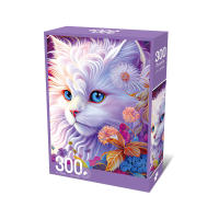 Rompecabezas De Gato Pintado a Mano 300 Piezas Para Adultos Y Niños Juego Familiar Decoración De Hogar Artística - details 5