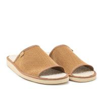 Zapatillas de estar por casa hombre CABRERA 2883 PALA PERFORADA MULTISUEDE HABANO - details 0