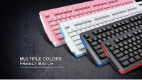 Havit KB866L Teclado Gaming Multifunción Español con Retroiluminación RGB, 104 Teclas (19 Anti-ghosting) con una  Vida Útil de 5 Millones de Pulsaciones, Tamaño Óptimo y Cable Largo para Experiencia Gaming Superior - details 2